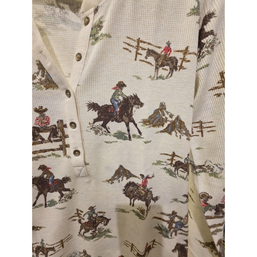 Eddie Bauer ILARIA URBINATI LIMITED EDITION Henley Women's S Western Rodeo NWOT - Picture 16 of 16